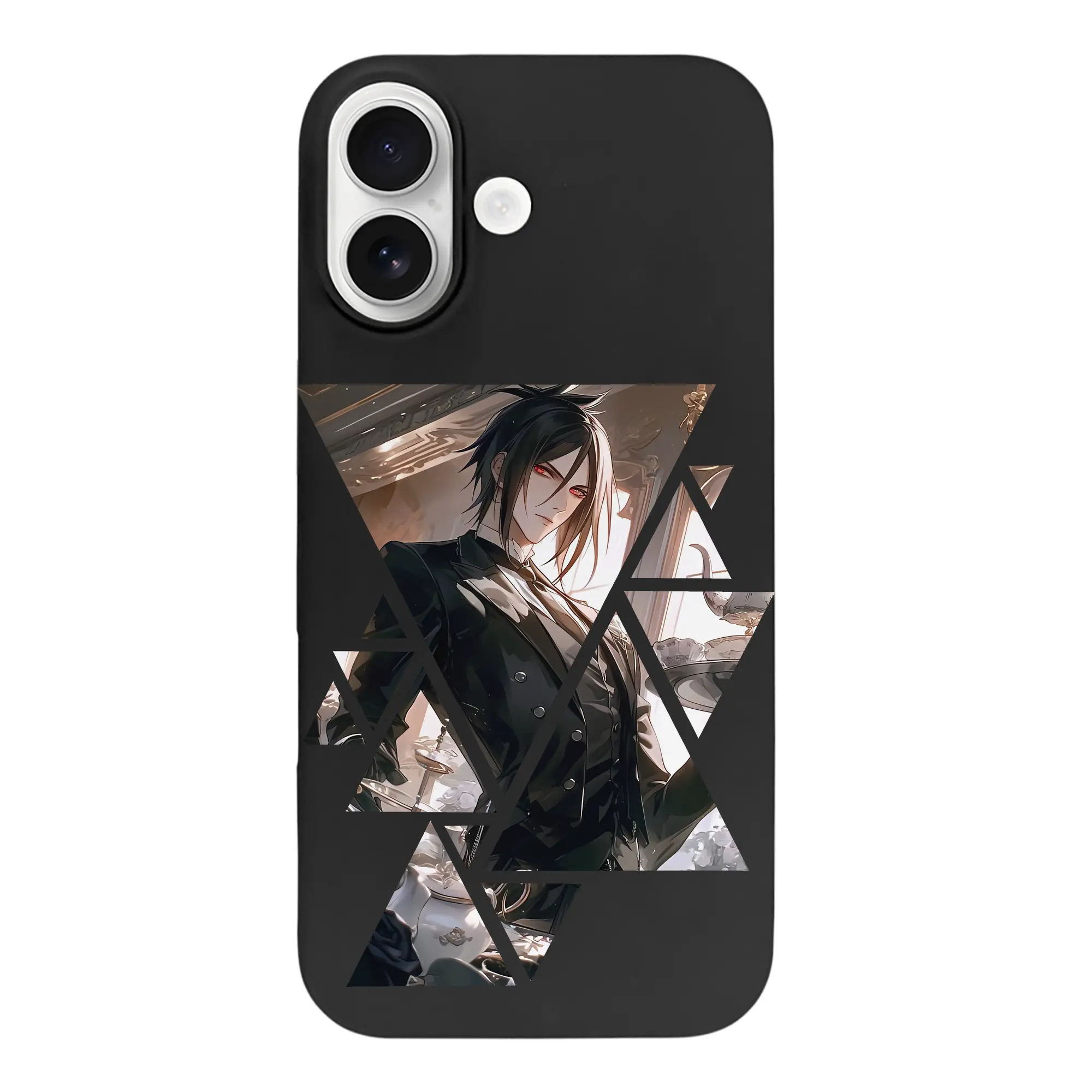 黒執事 グッズ,セバスチャン・ミカエリス - iPhone 17 シリーズ シリコンケース 薄型 耐衝撃 指紋防止 ソフトタッチカバー 精密フィット 傷防止 保護ケース iPhone 17/17 Air/17 Pro/17 Pro Max 対応